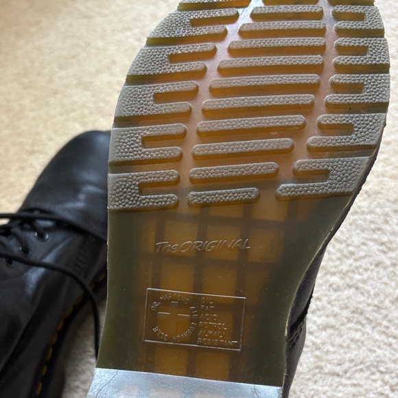 Dr. Martens 1460 Pascal Virginia leather boots in black womens size 10 - Picture 13 of 13